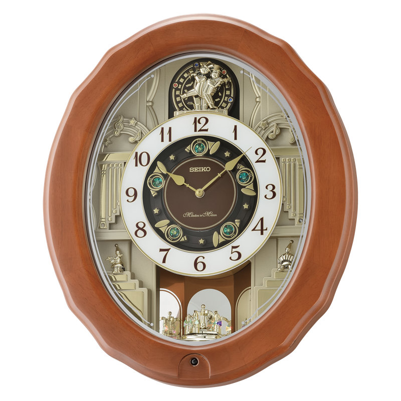 Seiko Emerald Pageant Melodies in Motion Wall Clock Wayfair